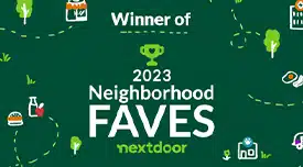Winner of 2023 Nextdoor Neighborhood Faves