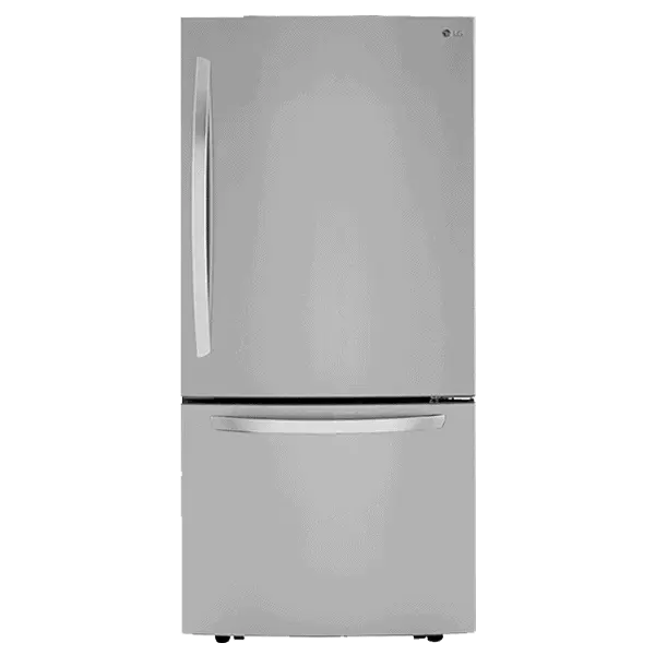 Bottom freezer refrigerator model number locations