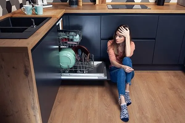 dishwasher door not closing