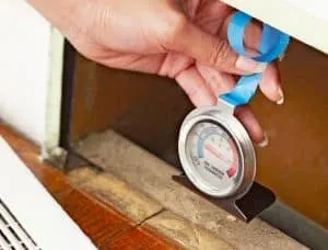 a/c temperature test